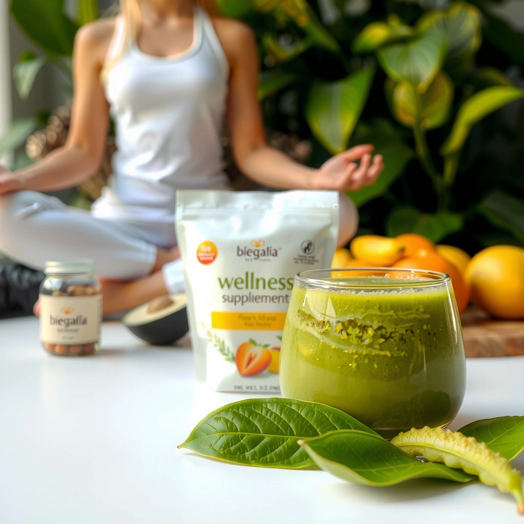 Natural wellness lifestyle featuring healthy living